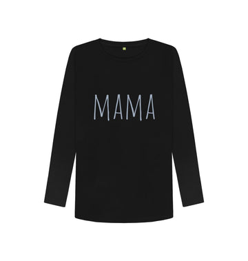 Black Skinny Style Mama Shirt