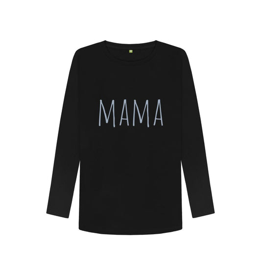 Black Skinny Style Mama Shirt